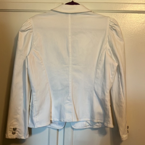 Inc international concepts white denim jacket size XL Petite - Picture 7 of 9